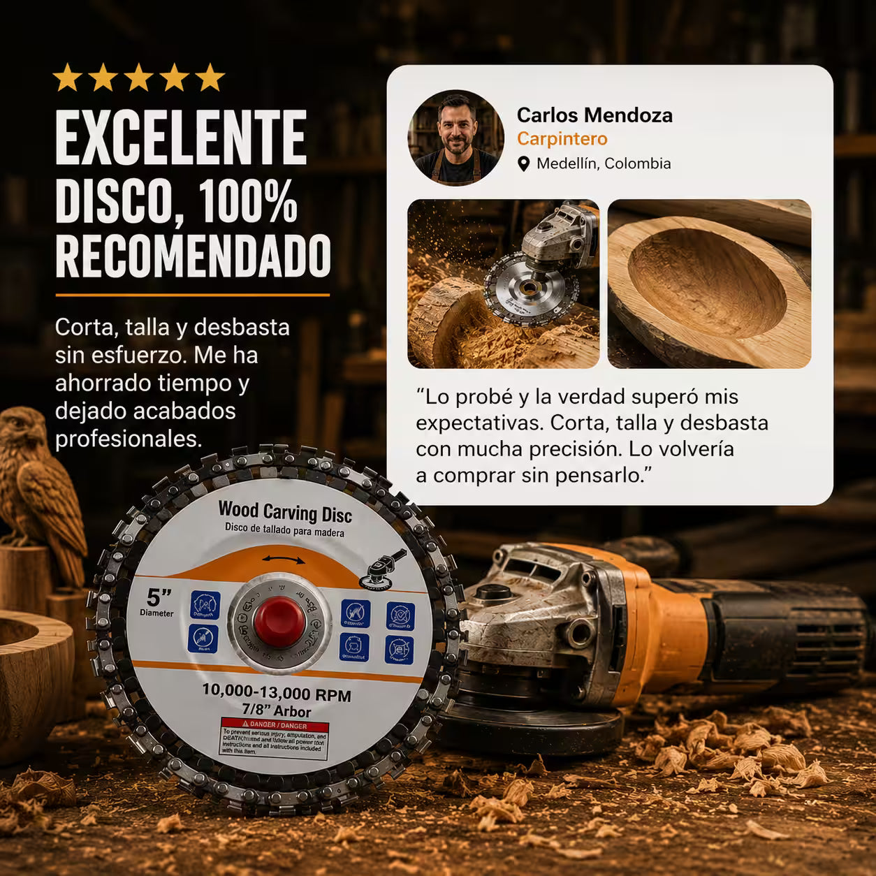 DISCO DE CORTE PARA MADERA® 2X1