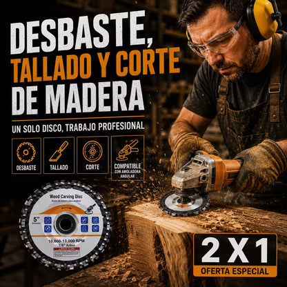 DISCO DE CORTE PARA MADERA® 2X1