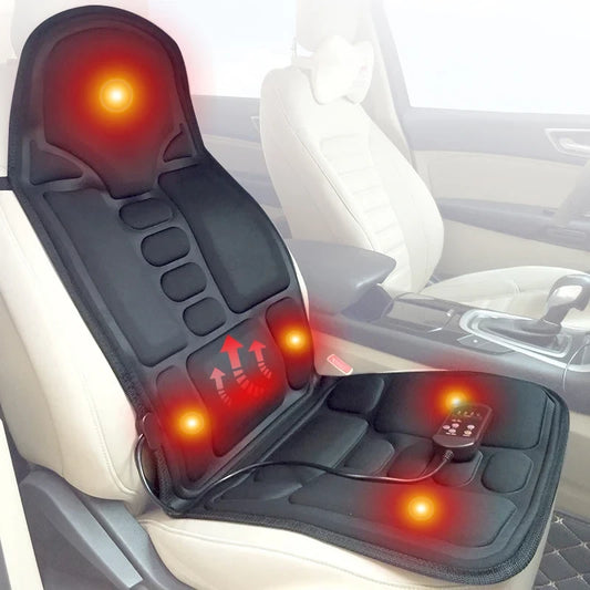 Cojín Masajeador Eléctrico Calefactable para Automóvil