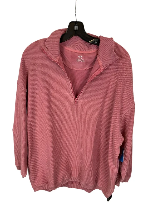 Sweatshirt Collar By Aerie In Pink, Size: M