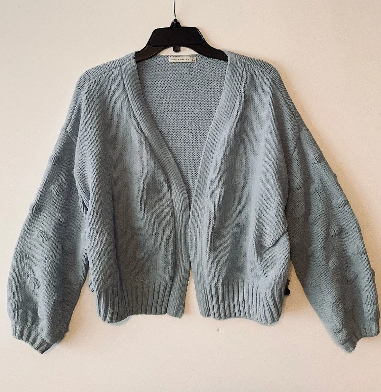 Sweater Cardigan By Clothes Mentor In Blue, Size: Xs