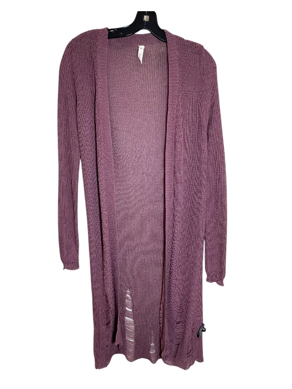 Cardigan By Wishlist In Purple, Size: M