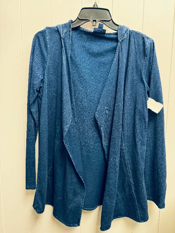 Cardigan By Pure Jill In Blue, Size: Xs