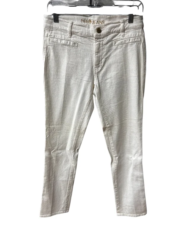 Jeans Straight By Clothes Mentor In White, Size: 4