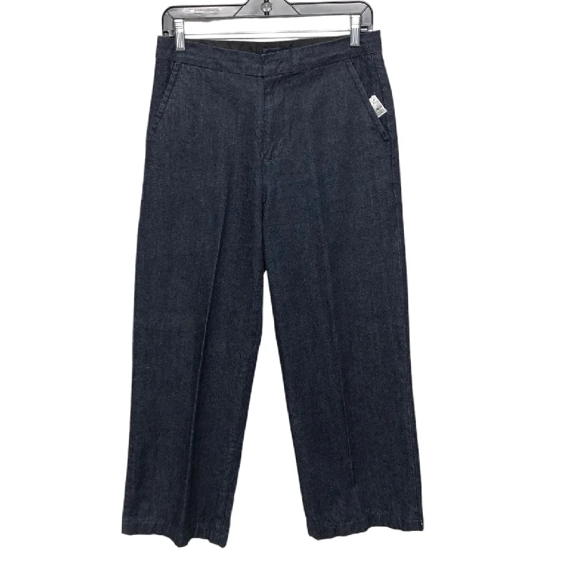 Pants Wide Leg By Ag Jeans In Blue Denim, Size: 4