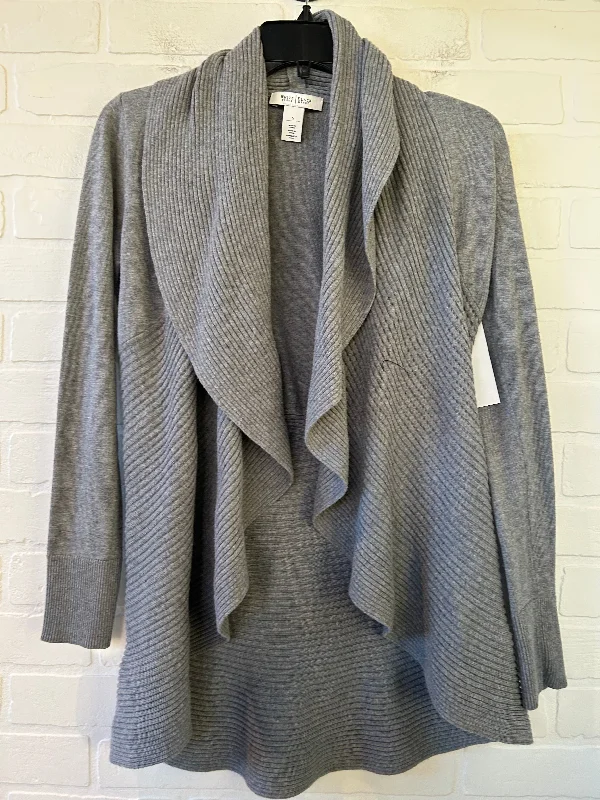 Sweater Cardigan By White House Black Market In Grey, Size: S