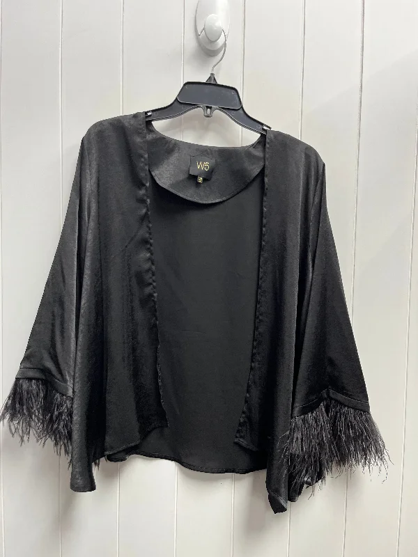 Cardigan By W5 In Black, Size: L