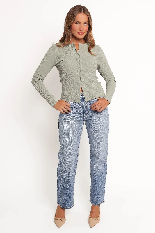 Abrand Mid Straight Jeans - Felicia