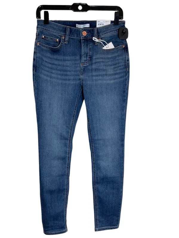 Jeans Skinny By Lc Lauren Conrad In Blue Denim, Size: 6