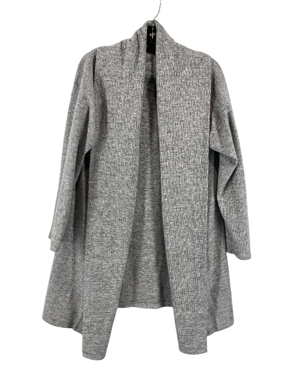 Cardigan By Impressions In Grey, Size: M