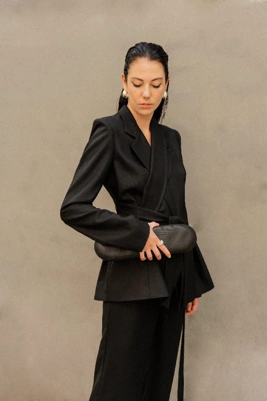 Mariupol Black Wool Blazer