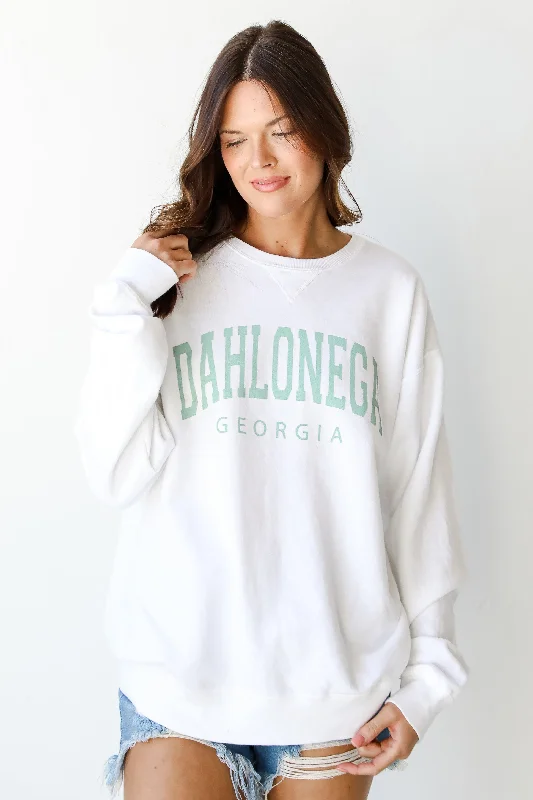 White Dahlonega Georgia Sweatshirt