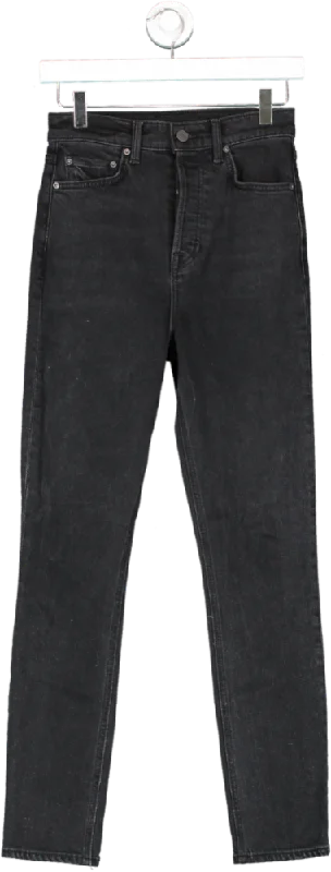 grlfrnd Black Piper Super High Rise Slim W24