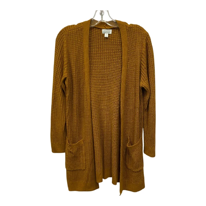 Sweater Cardigan By Market & Spruce In Yellow, Size:L