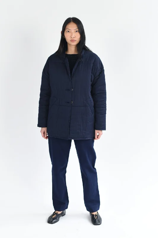 M.PATMOS Haven Quilted Coat - Navy