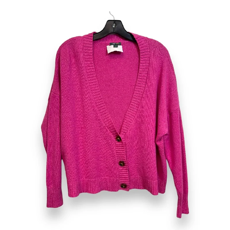 Sweater Cardigan By Wild Fable In Pink, Size: L