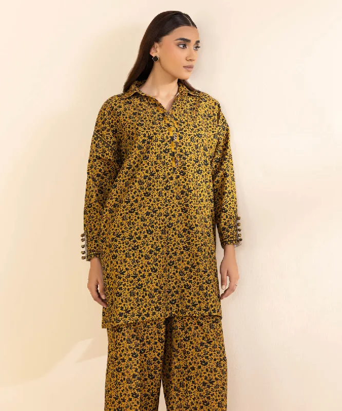 2 Piece - Printed Khaddar Suit