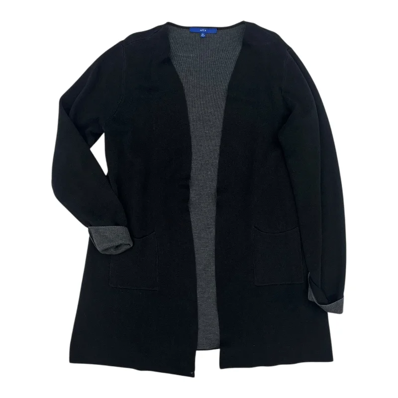 Sweater Cardigan By Apt 9 In Black, Size:Xl