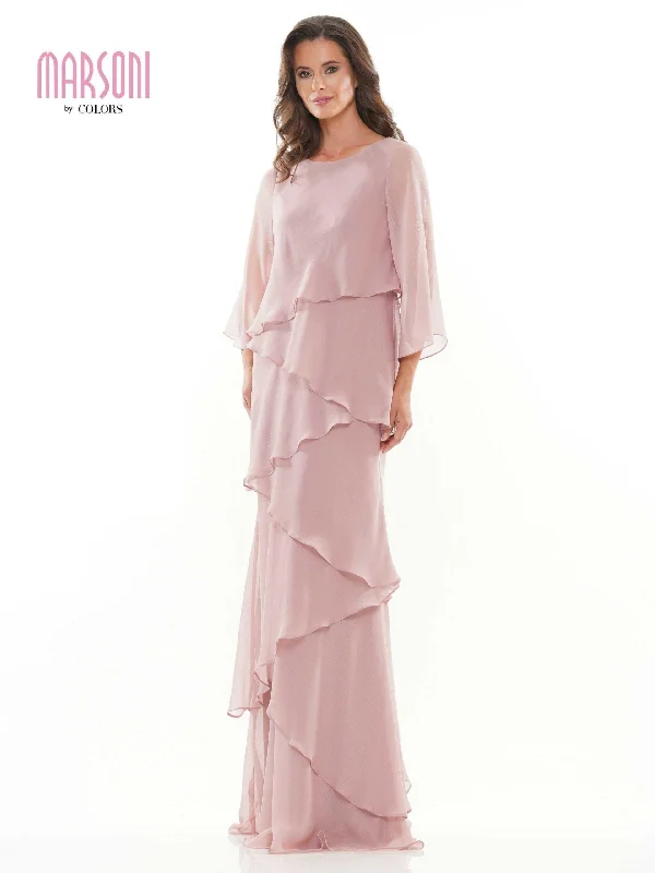 Marsoni Long Mother of the Bride Chiffon Dress 302