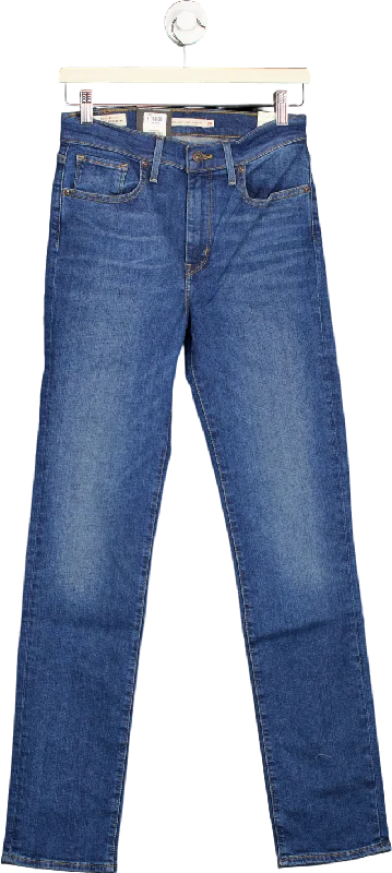 Levi's Blue 724 High-Rise Slim Straight Jeans W28