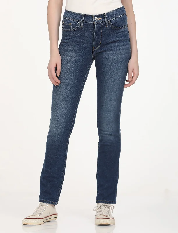 Women's Mid Rise 312 Slim Fit Blue Jeans