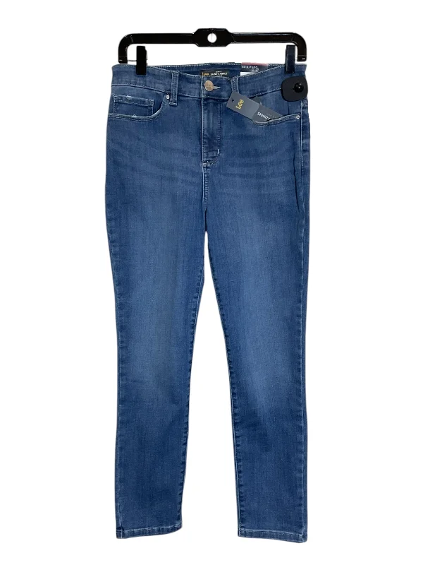 Jeans Skinny By Lee In Blue Denim, Size: 6