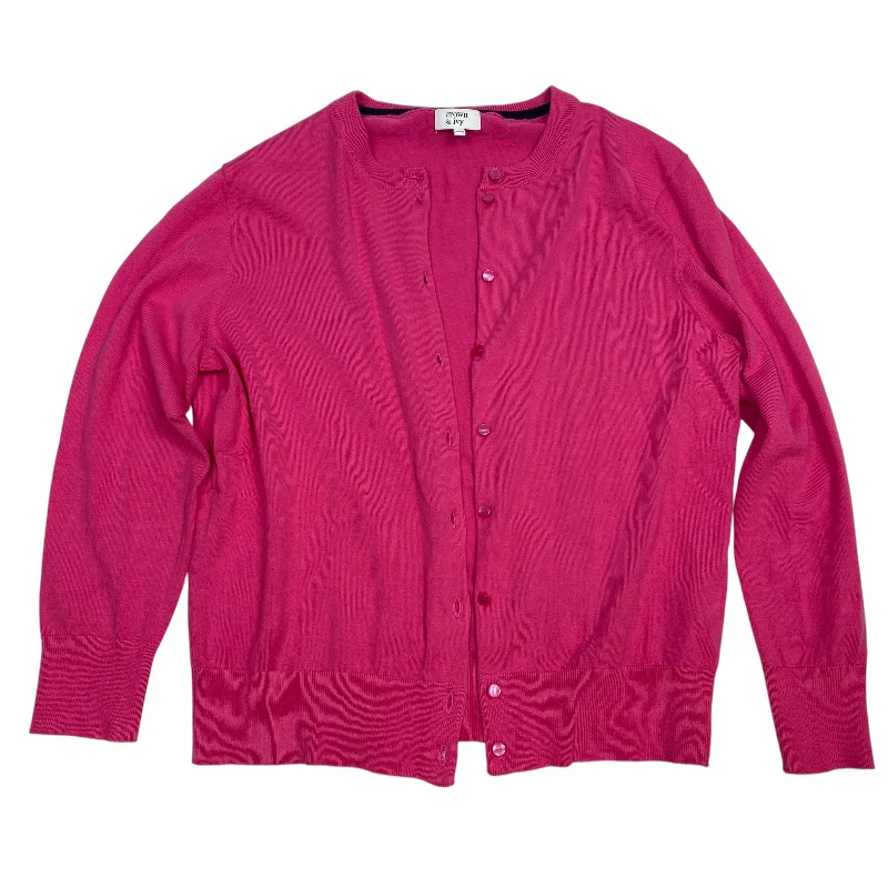 Cardigan By Crown And Ivy In Pink, Size: L