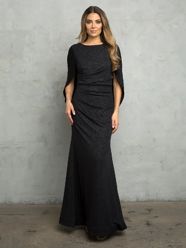 Eva Fashion 3470 Long Formal Glitter Mother of the Bride Dress