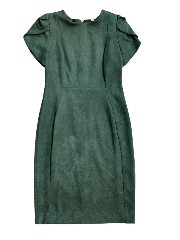 Dress Work By Calvin Klein In Green, Size: 6