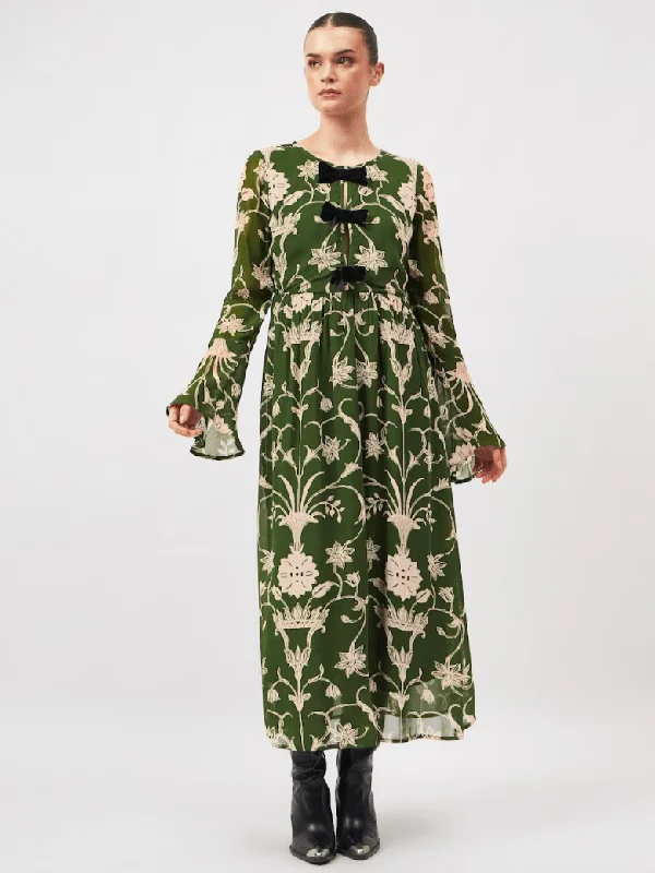 Gwen Dress in Meknes Pine