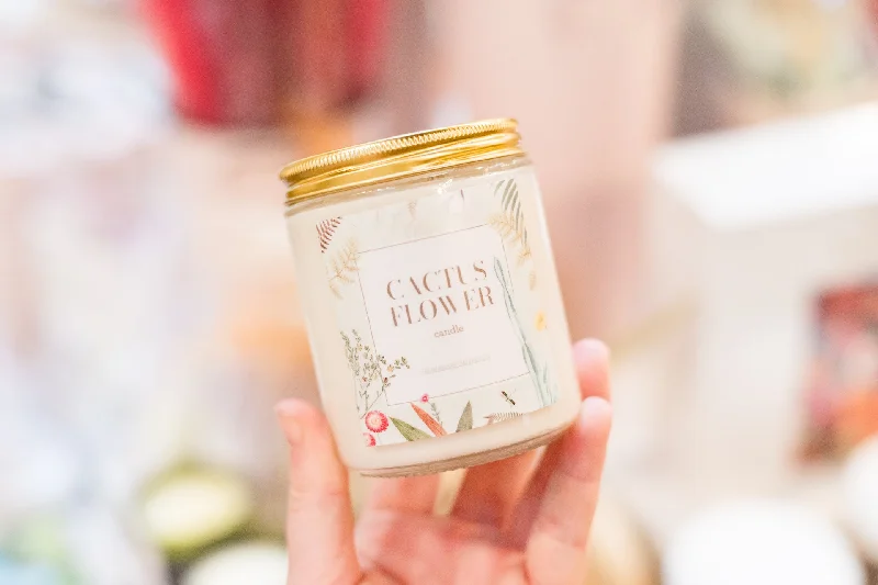 Cactus Flower Soy Candle