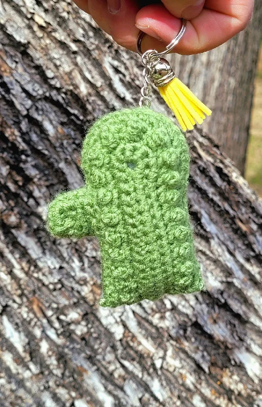 Crochet Cactus Keychain