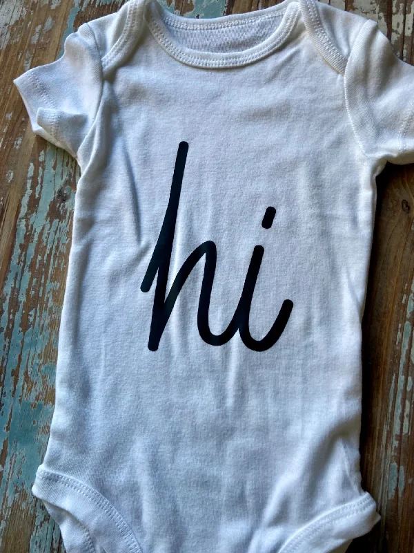 "Hi" Onesies