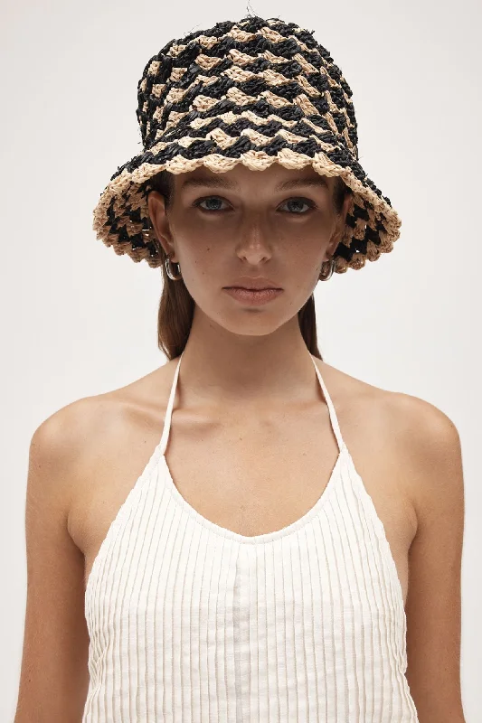 Marle Lola Hat - Natural/Black