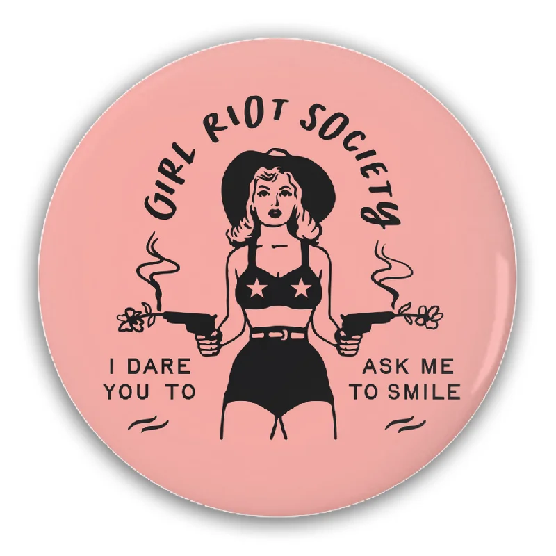 Girl Riot Society - Pinback Buttons - Set of Four