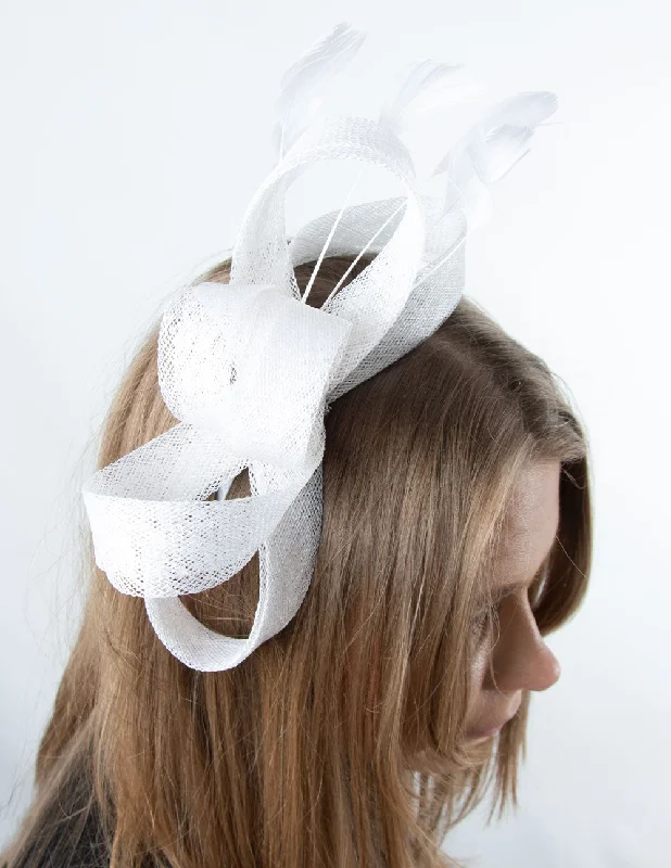 Fascinator | Feather Loop | Ivory