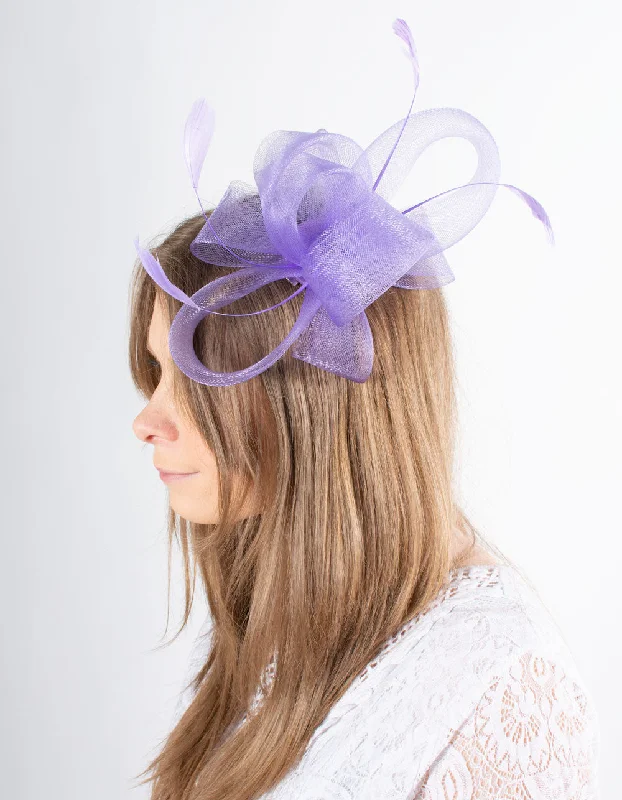 Fascinator | Large Loop | Lilac