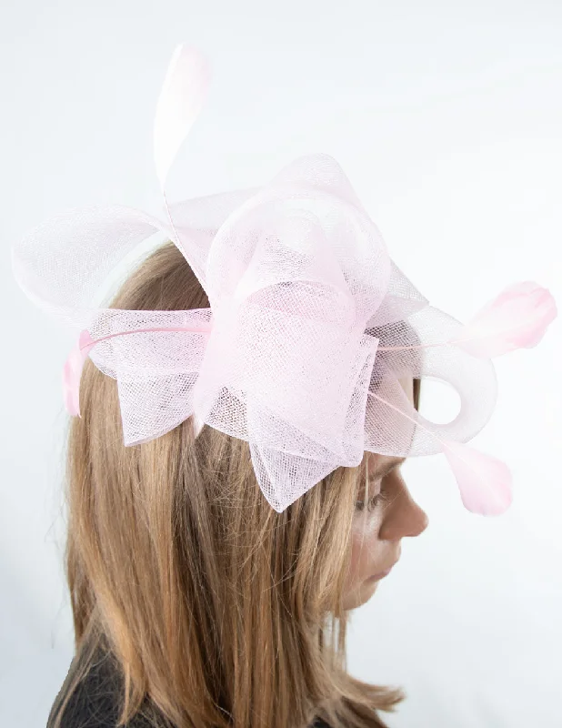 Fascinator | Large Loop | Baby Pink