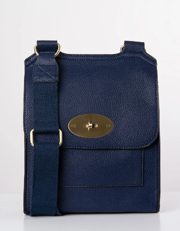 Navy Messenger Bag