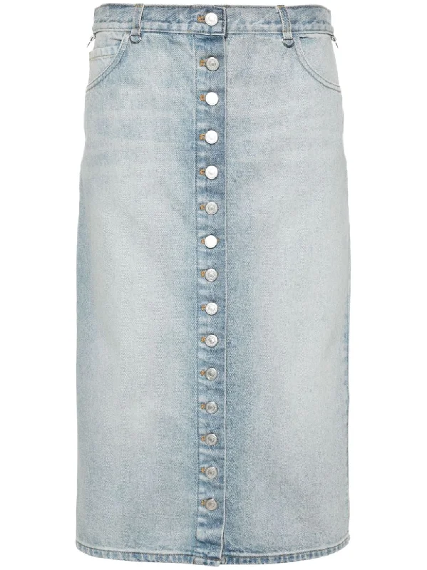 Courreges Pre Women's Skirts Clear blue