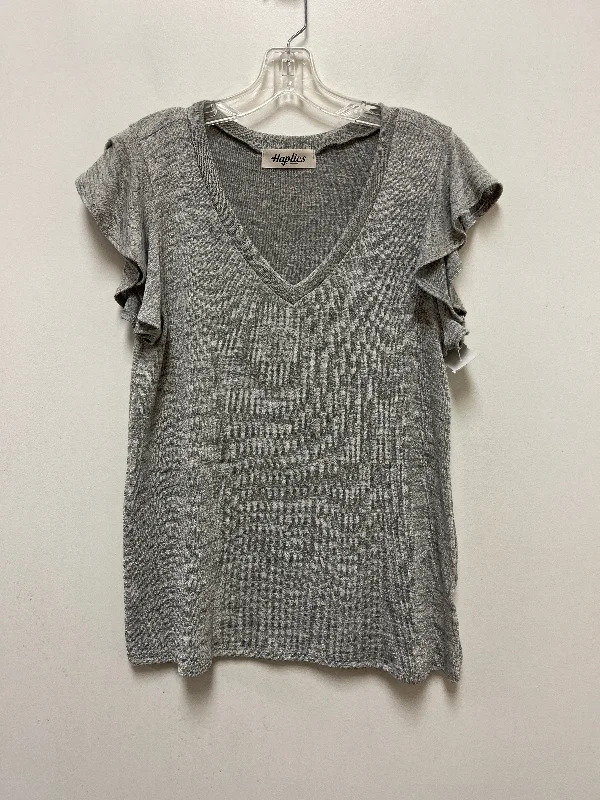 Grey Top Short Sleeve Haptics, Size M