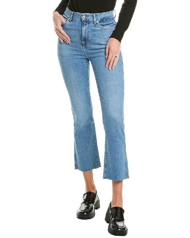 7 For All Mankind High-Waist Within Slim Kick Jean