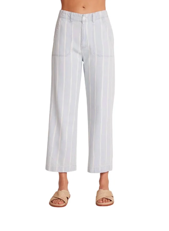 Blakely Wide Leg Jean In Beach Stripe