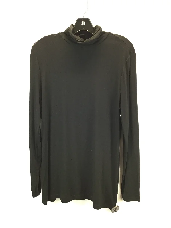 Top Long Sleeve Basic By H&m In Black, Size: L