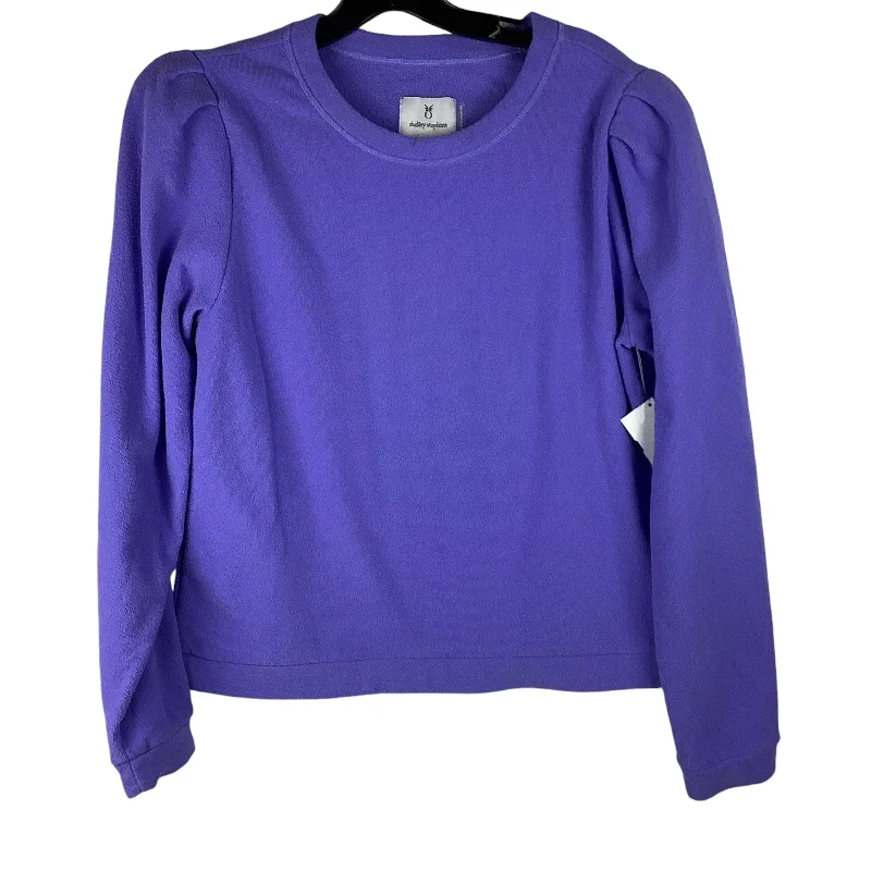 Top Long Sleeve By Cmc In Purple, Size: L