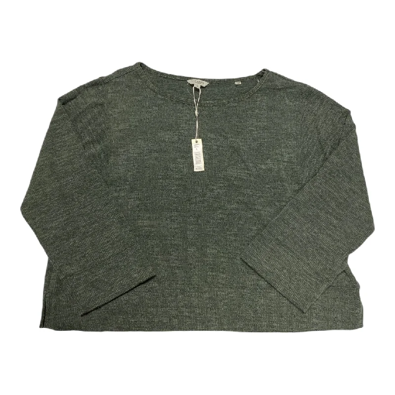 Top Long Sleeve By Max Studio In Green, Size: L