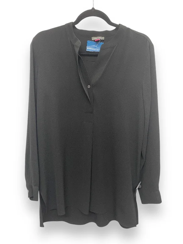 Top Long Sleeve By Vince Camuto In Black, Size: S