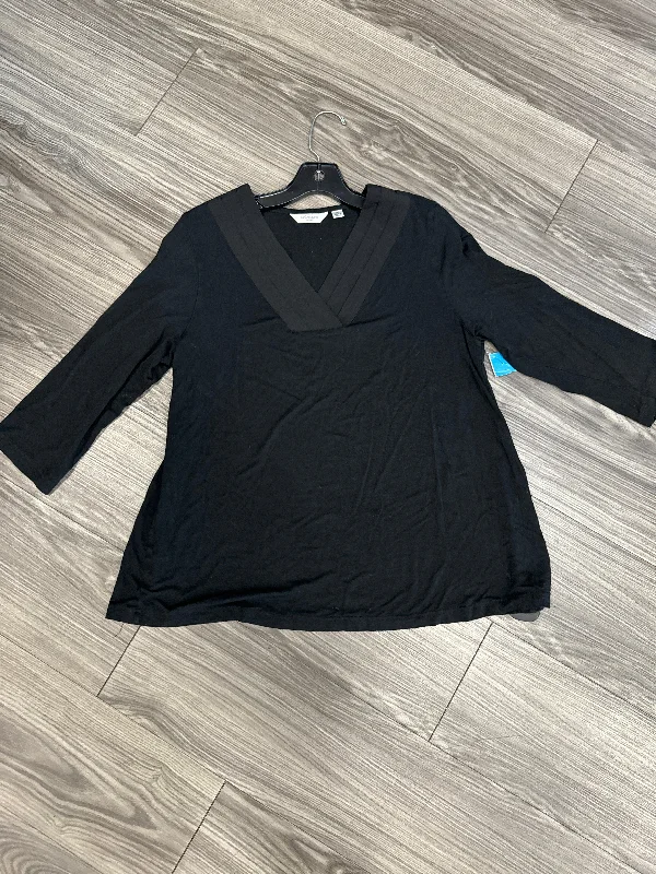 Top 3/4 Sleeve By Liz Claiborne  Size: M